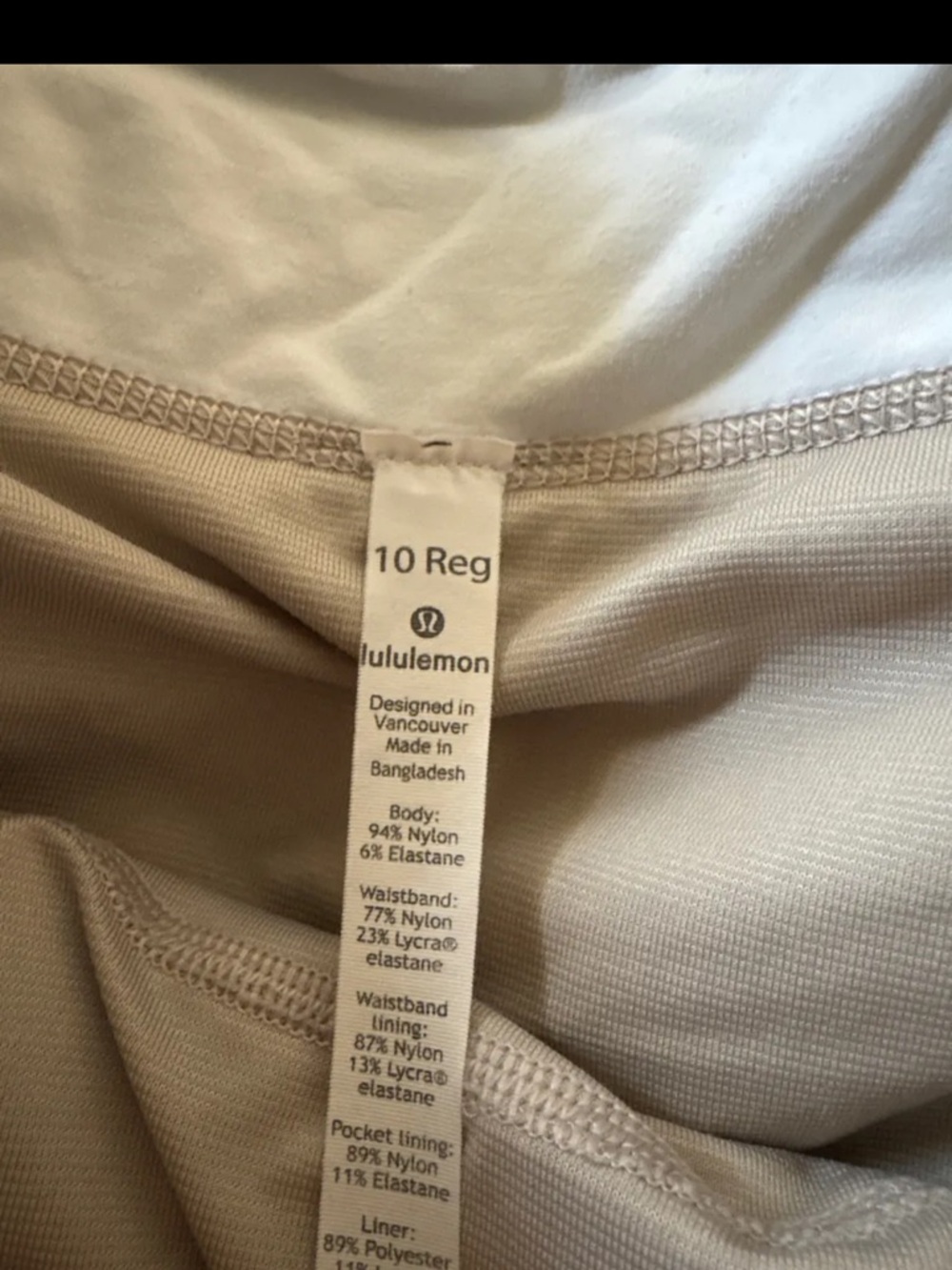 lululemon white Athletic Skort - Picture 3 of 3